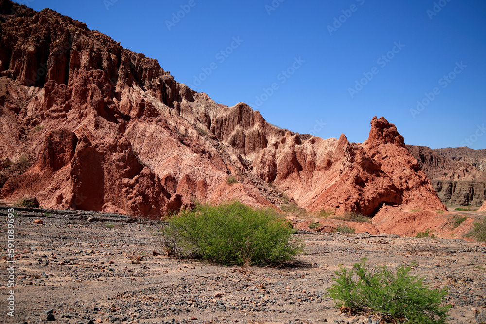 Fototapeta premium The splendid colors of the Quebrada De Las Conchas, Argentina