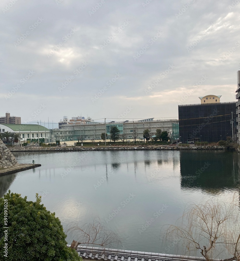 Obraz premium bridge over the river