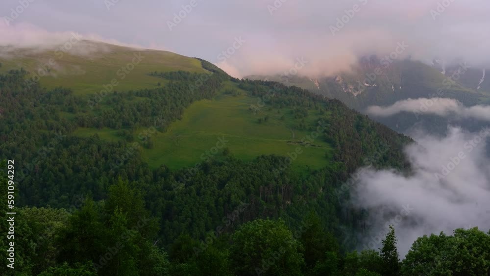 Mountain cloud top view landscape. Beautiful Nature natural landscape Mountain cloud top view landscape. Beautiful Nature natural landscape