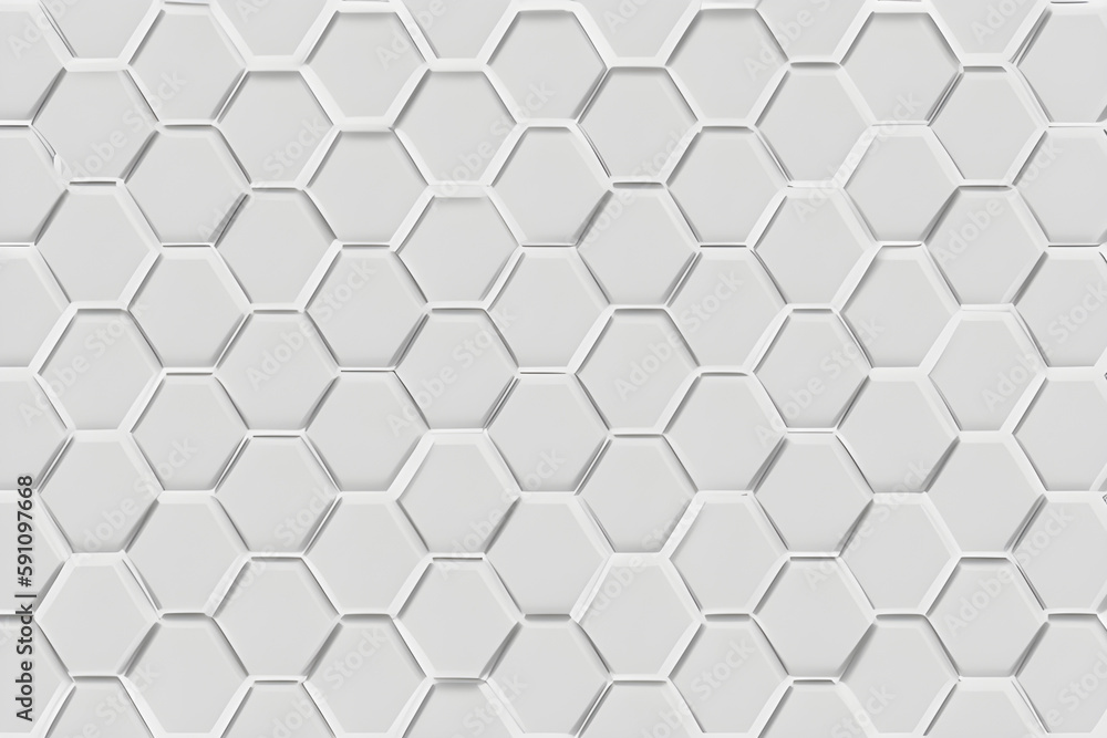 Fototapeta premium Seamless Hexagonal Pattern Background