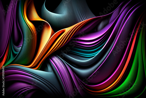 Abstract colorful dinamic background. Modern pattern.