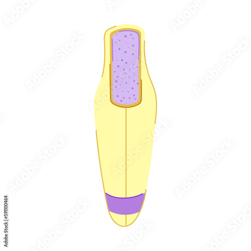 care callus remover cartoon vector illustration