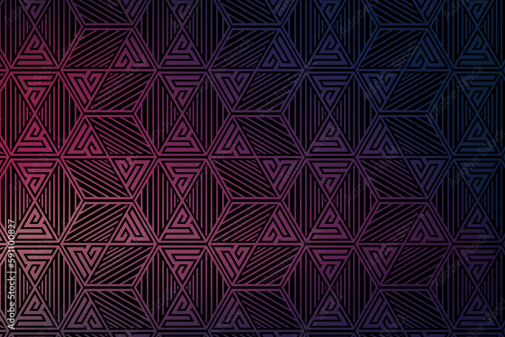 Geometric shape gradient background, abstract elegant bokeh background