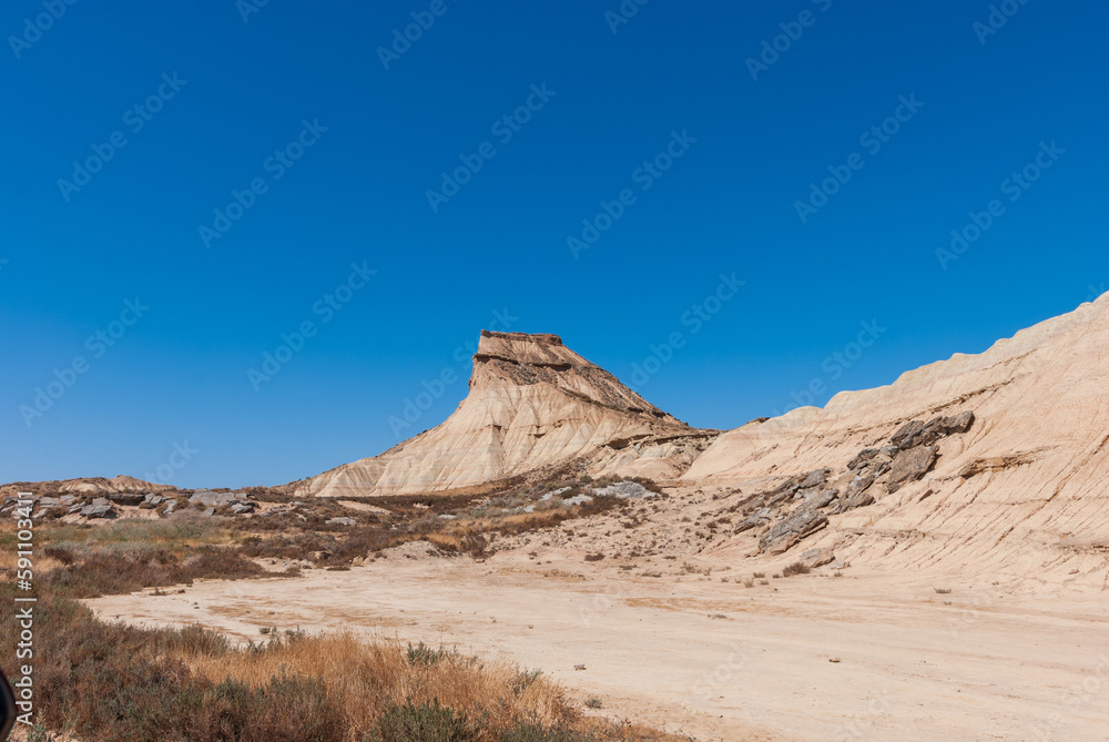 landscape in the desert