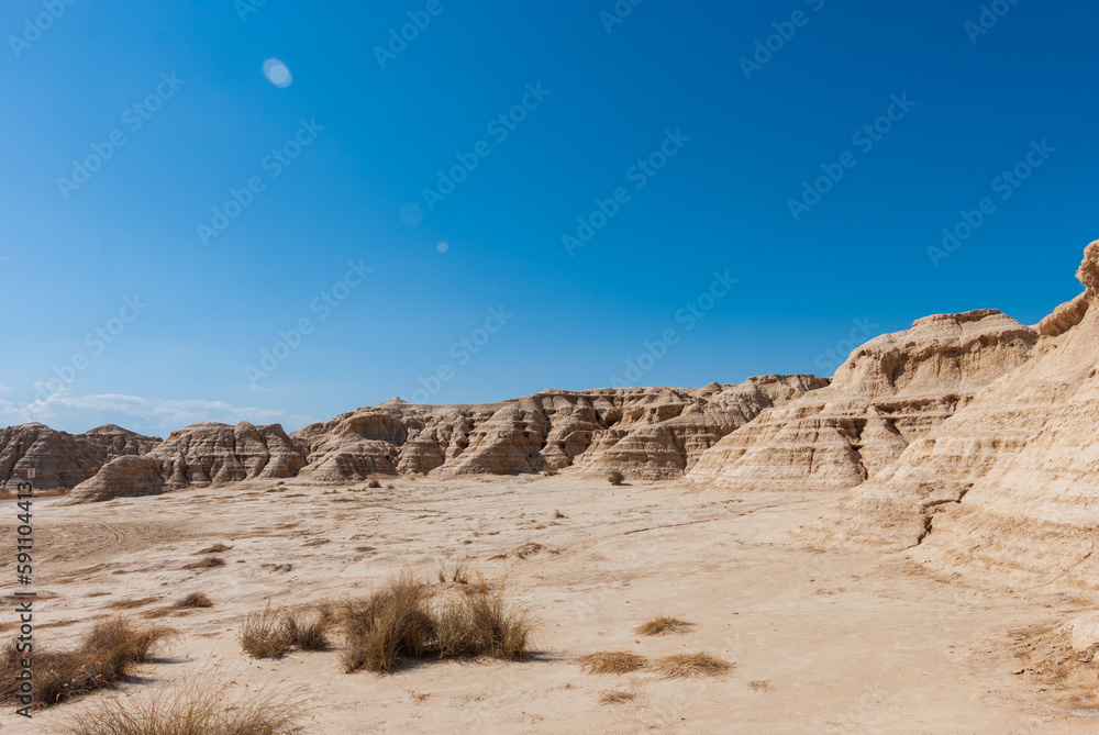 landscape in the desert