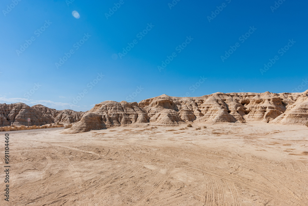 landscape in the desert