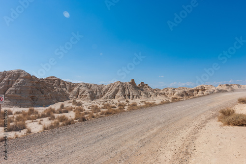 landscape in the desert