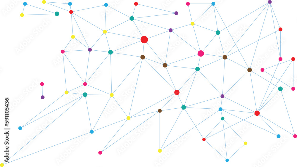 Data connection, Abstract banner with a modern low poly design Stock ...