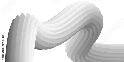 Abstract volumetric background. Cords. Minimalism. Creative modern background. Cover design, wallpaper, background. Vector EPS.