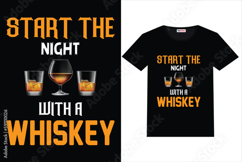 Whiskey T-Shirt Design