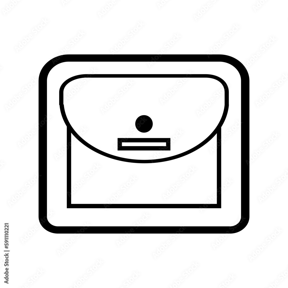 woman's bag icon design template vector woman's bag icon design template vector