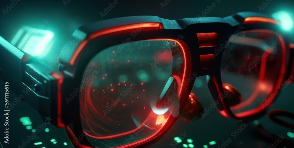 Close up view of glasses. Beautiful illustration picture. Generative AI Close up view of glasses. Beautiful illustration picture. Generative AI
