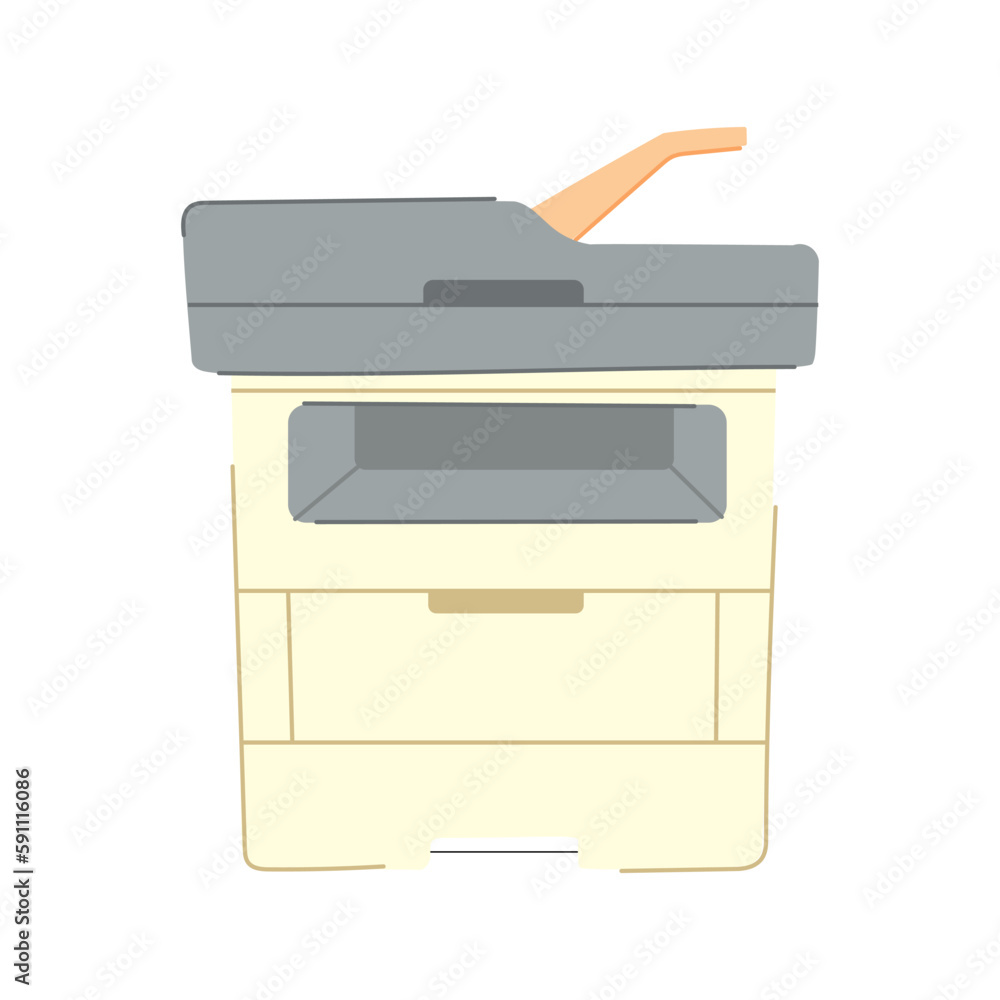 computer printer paper cartoon vector illustration computer printer paper cartoon vector illustration