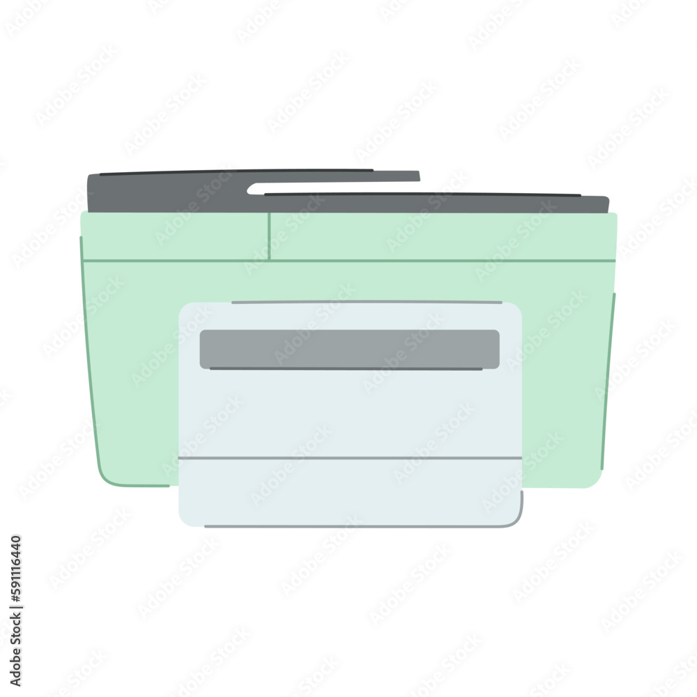 fax printer paper cartoon vector illustration fax printer paper cartoon vector illustration