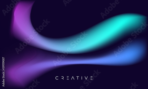 Modern Fluid Abstract Background with Green and Purple Color Gradient Mesh Color For Your Sale Banner Marketing, Poster, Cover, Page and More. Vector Eps 10