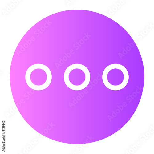 ellipsis gradient icon