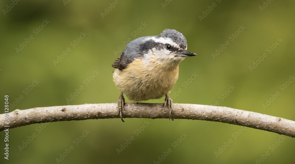 Fototapeta premium Red-breasted Nuthatch