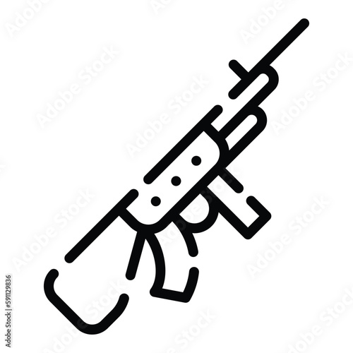 Submachin Gun a portable automatic firearm that uses pistol-type ammunition