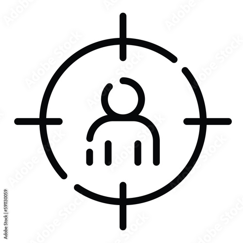 Soldier pick up a target for killing