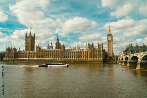 Canvas Print Big Ben Westminster Parliament Palace London