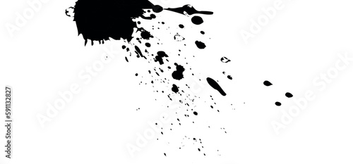 macchia nera, schizzo, vernice, tinteggiatura,