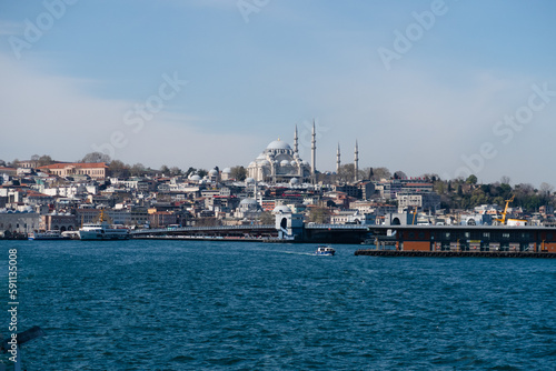 Bosphorus waterfront  on a sunny day  © xpabli