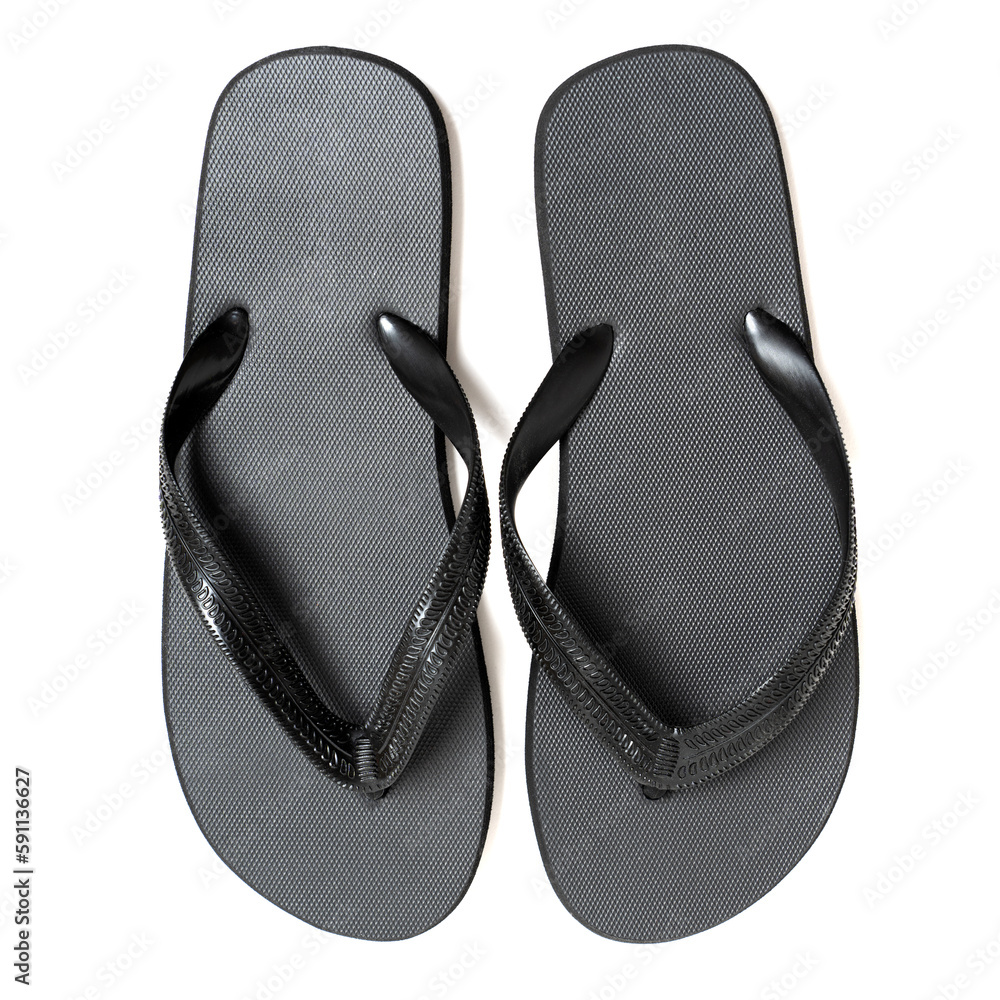 Pair of Back Flip-Flops on white Pair of Back Flip-Flops on white