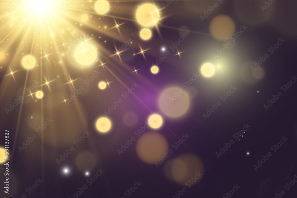 Fototapeta premium Brilliant dust vector shine. Glittering shiny ornaments for background. Vector illustration. 