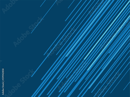 Blue abstract background with bright oblique lines. Corporate cover concept vector format. 