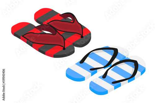 Isometric Slipper Icon