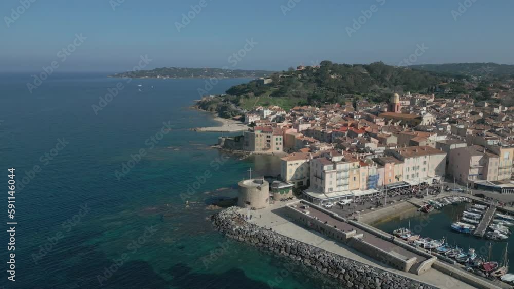 Saint-Tropez (Provence, France) - Aerial view Saint-Tropez (Provence, France) - Aerial view