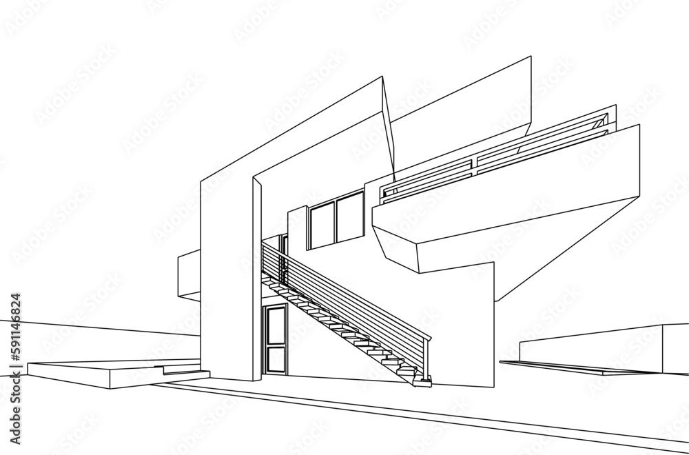 sketch of building sketch of building