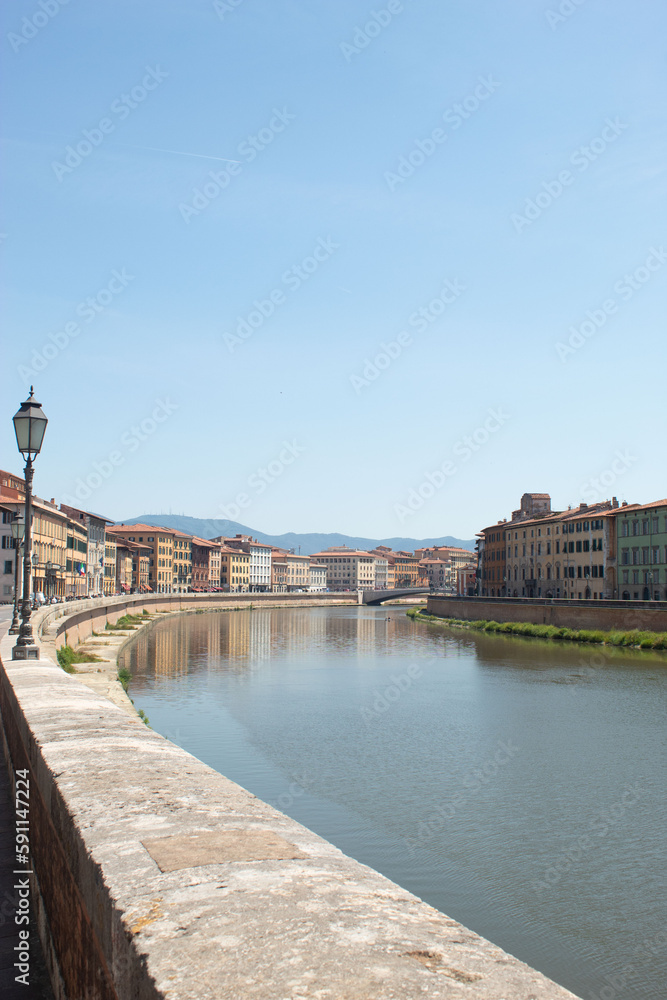 Fototapeta premium Fluss in Florenz
