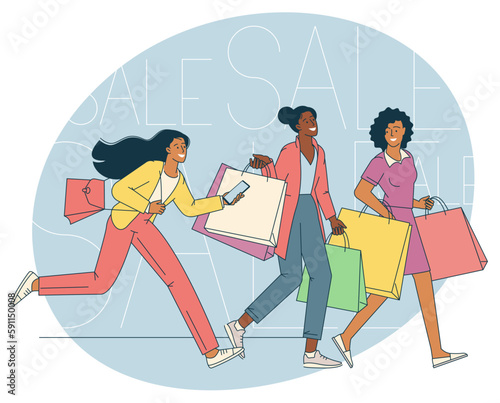 Happy shopping. Black Friday.