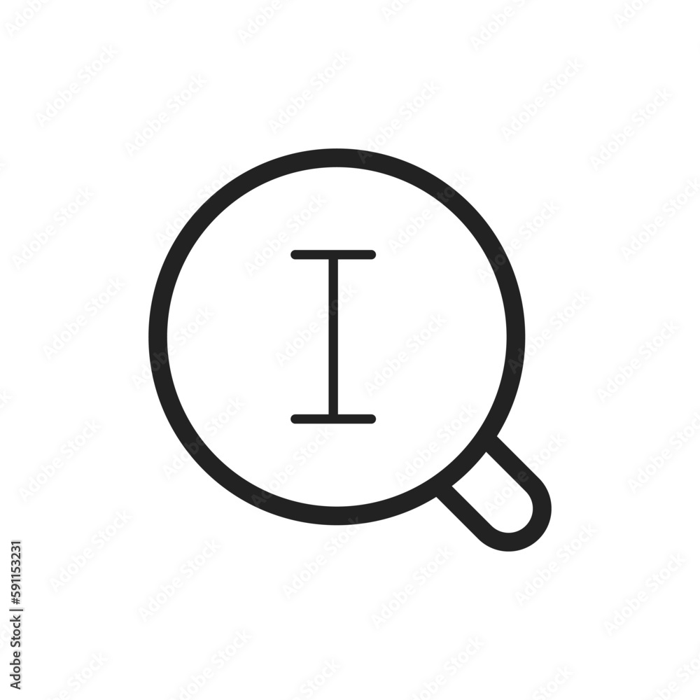 Search for information icon. Vector. Search for information icon. Vector.