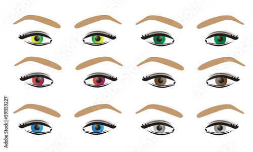 collection of eyes