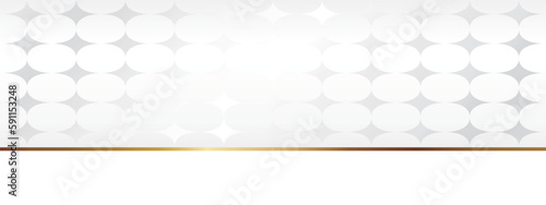 高級感のあるキラキラ模様のバナー　ホワイト＆ゴールド