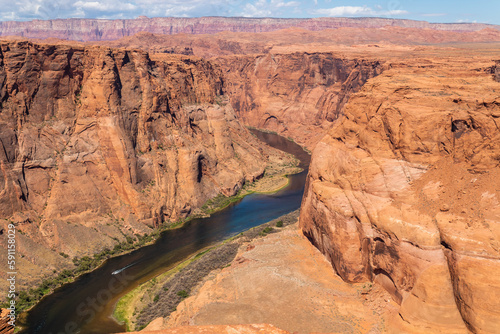 Horseshoe Bend on the Colorado River in Glen Canyon National Recreation Area, City of Page, Arizona, USA. © An Instant of Time