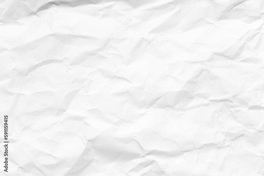 Grunge wrinkled white color paper textured background with copy space Grunge wrinkled white color paper textured background with copy space