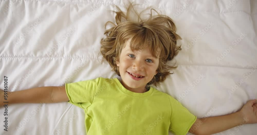 Concept of happy memories of childhood, wake up in the lazy morning on summer Concept of happy memories of childhood, wake up in the lazy morning on summer