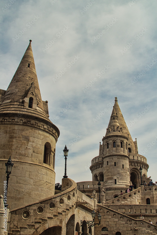 Fototapeta premium budapest citadelle, old tower