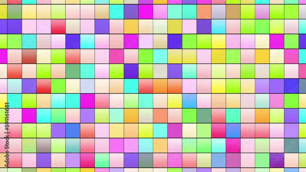Colorful Checkerboard motion graphics background Colorful Checkerboard motion graphics background
