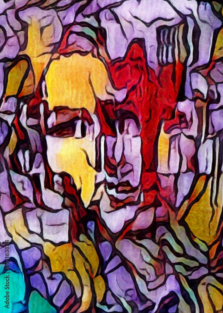 Abstract woman portrait Abstract woman portrait