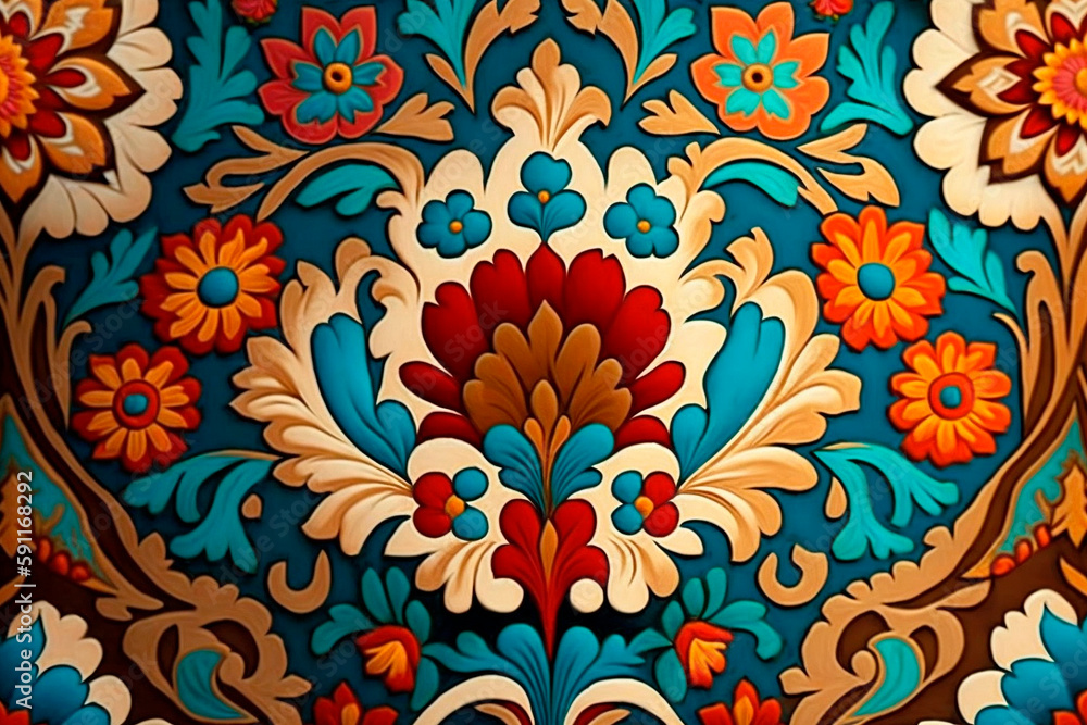 Uzbek fabric background Uzbek fabric background