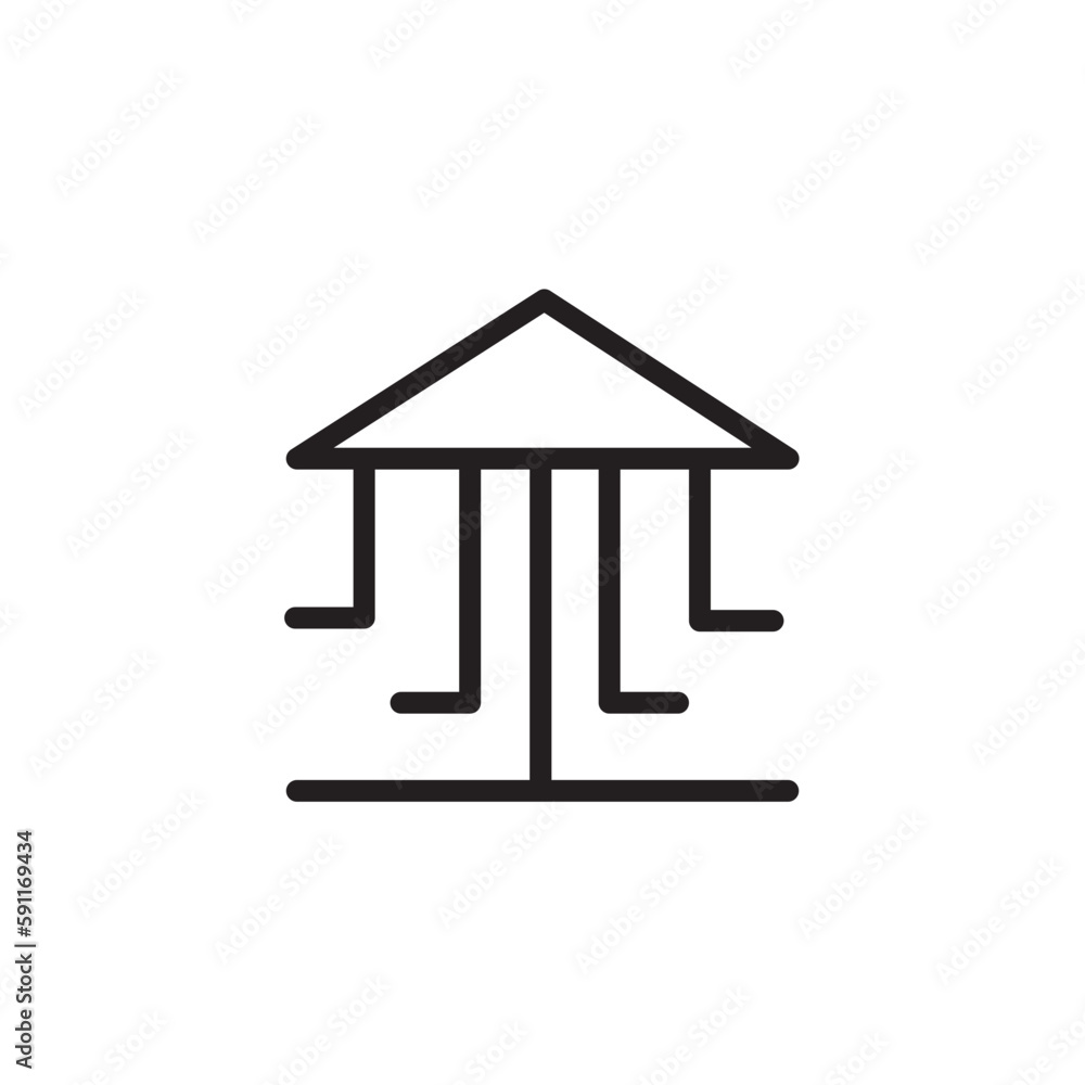 Fairground Ride Fun Outline Icon Fairground Ride Fun Outline Icon