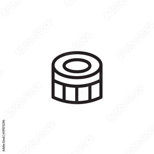 Car Filter Mechanic Outline Icon