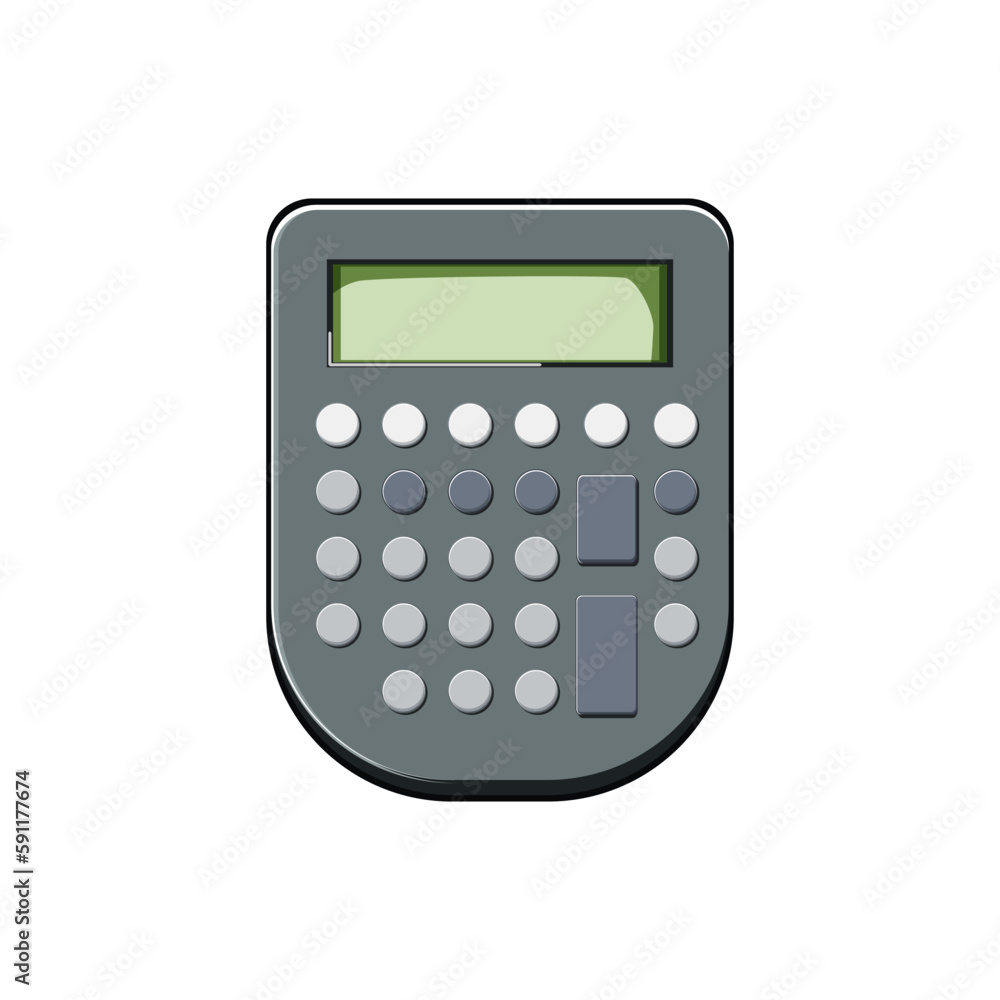 money calculator device cartoon vector illustration money calculator device cartoon vector illustration