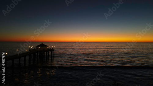 Manhattan Beach Pier at sunset