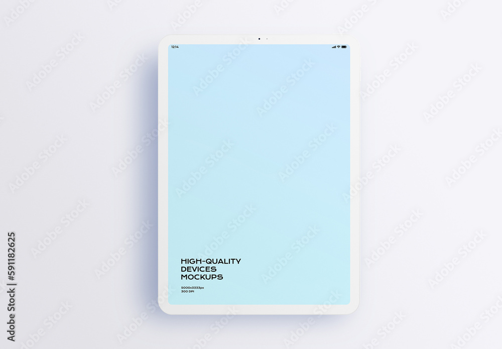 Tablet Mobile Display Computer Screen Device Mockup Template Stock ...