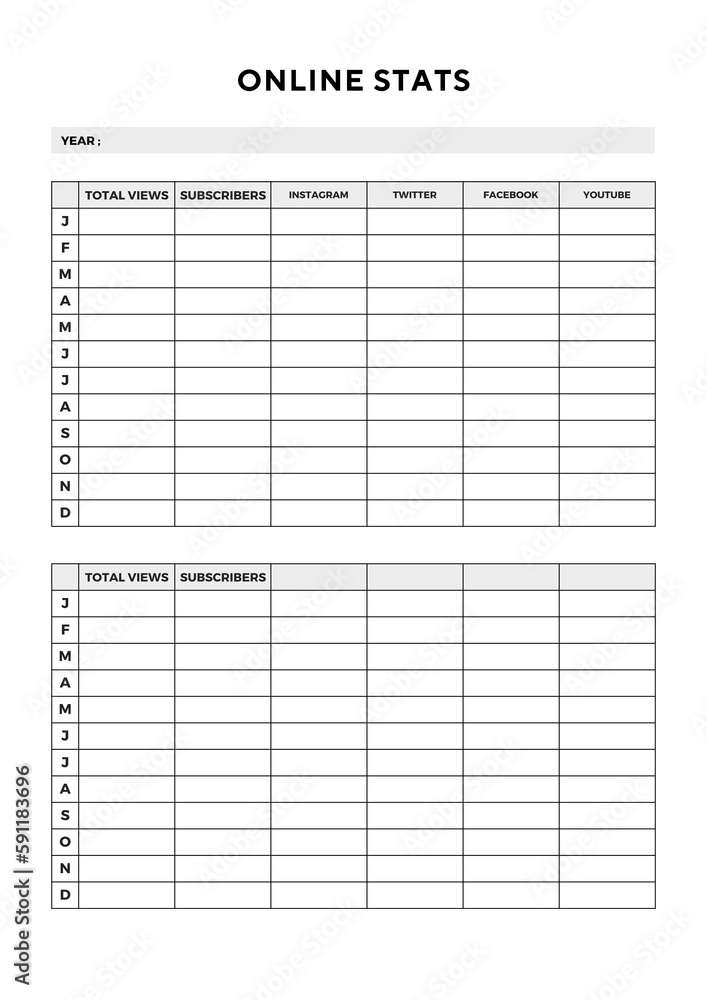 Social Media Schedule Planner Template Set, Minimalist planner pages templates. online states Social Media Schedule Planner Template Set, Minimalist planner pages templates. online states